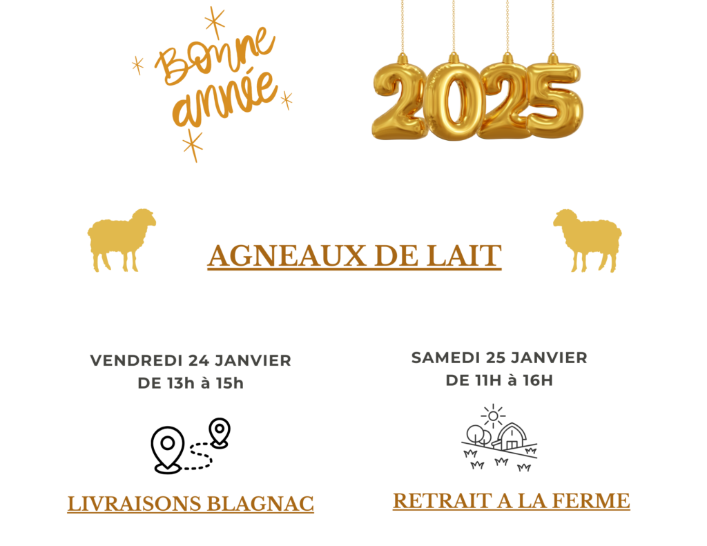 DATE VENTE DIRECTE AGNEAUX